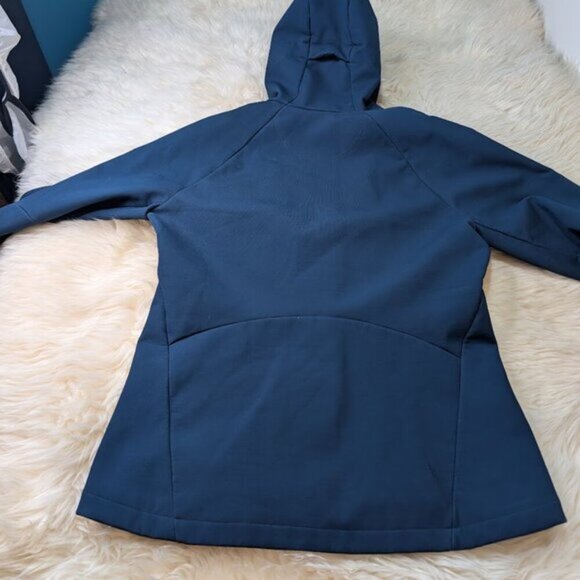 Icebreaker Merino Wool Lined Windbreaker Jacket Blue Women Size XL - Picture 10 of 10